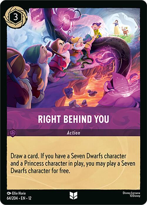 Right Behind You - Disney Lorcana