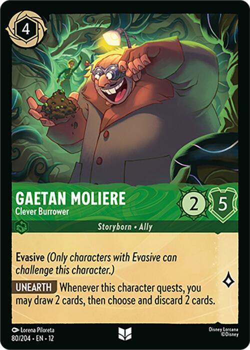 Gaetan Moliere - Clever Burrower - Disney Lorcana