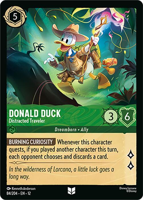 Donald Duck - Distracted Traveler - Disney Lorcana
