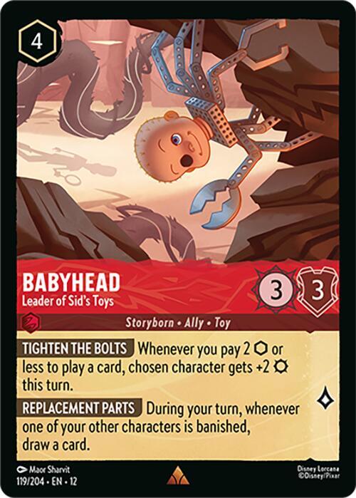 Babyhead - Leader of Sid's Toys - Disney Lorcana