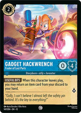 Gadget Hackwrench - Finder of Lost Parts - Disney Lorcana