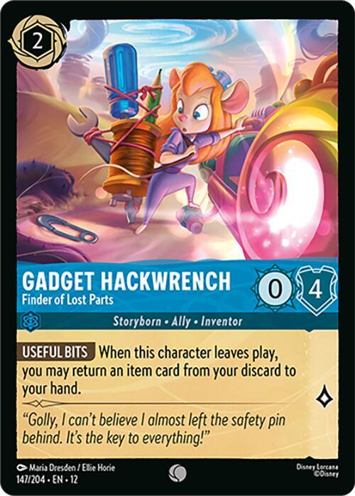Gadget Hackwrench - Finder of Lost Parts - Disney Lorcana