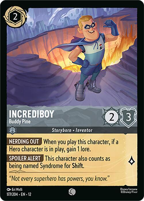 Incrediboy - Buddy Pine - Disney Lorcana