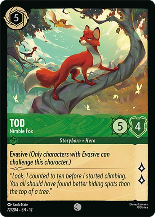 Tod - Nimble Fox - Disney Lorcana