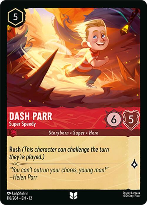 Dash Parr - Super Speedy - Disney Lorcana