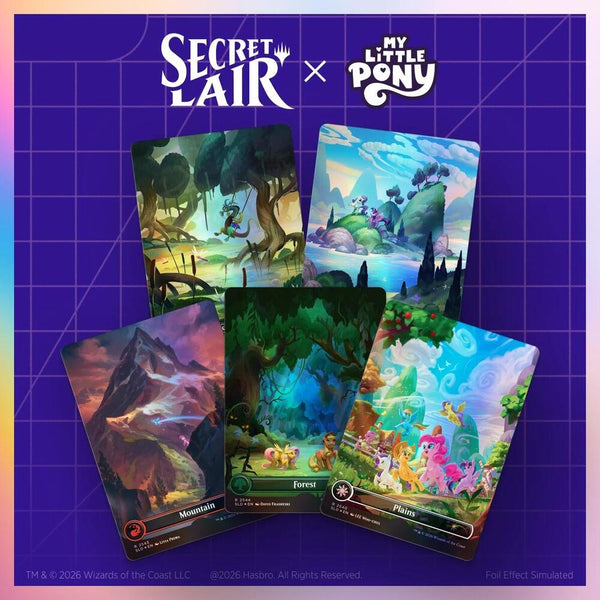 Secret Lair Drop: Secret Lair x My Little Pony: The Lands of Equestria - Traditional Foil Edition - Magic: The Gathering