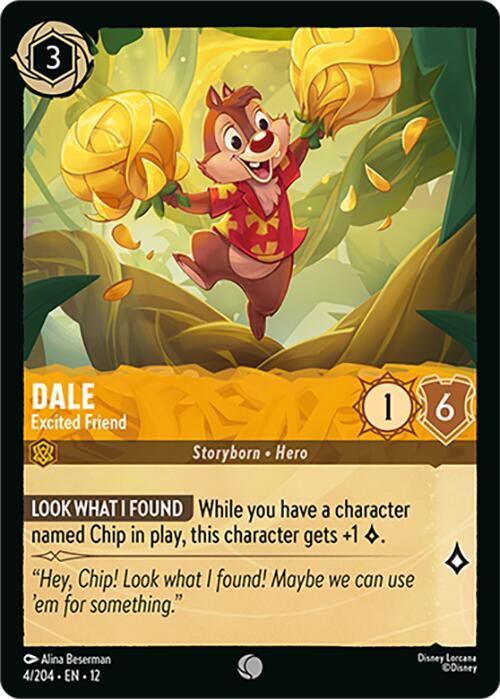 Dale - Excited Friend - Disney Lorcana