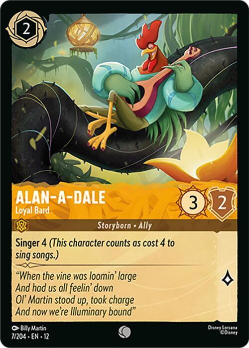 Alan-a-Dale - Loyal Bard - Disney Lorcana