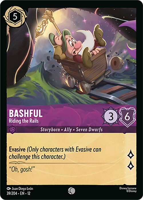 Bashful - Riding the Rails - Disney Lorcana