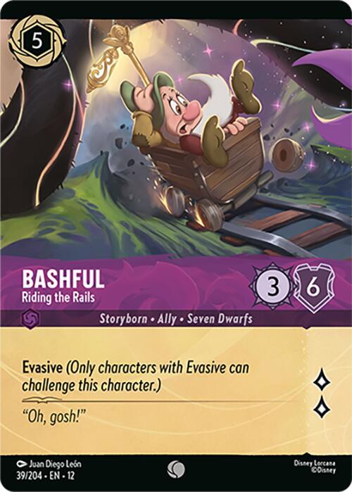 Bashful - Riding the Rails (Foil) - Disney Lorcana