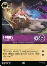 Grumpy - Soreheaded Miner (Foil) - Disney Lorcana