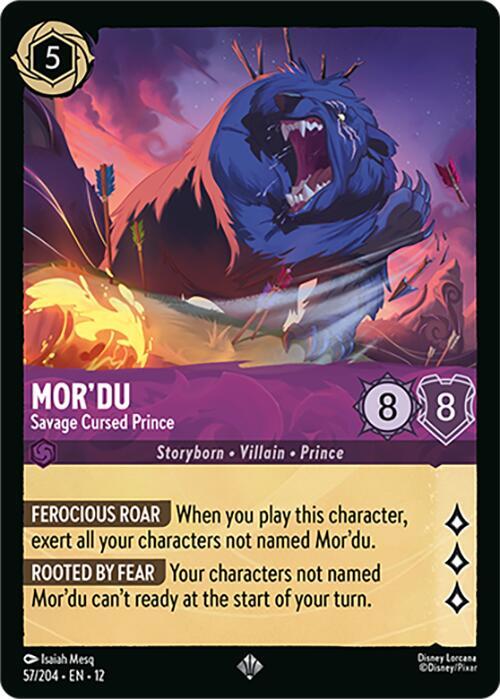 Mor'du - Savage Cursed Prince - Disney Lorcana