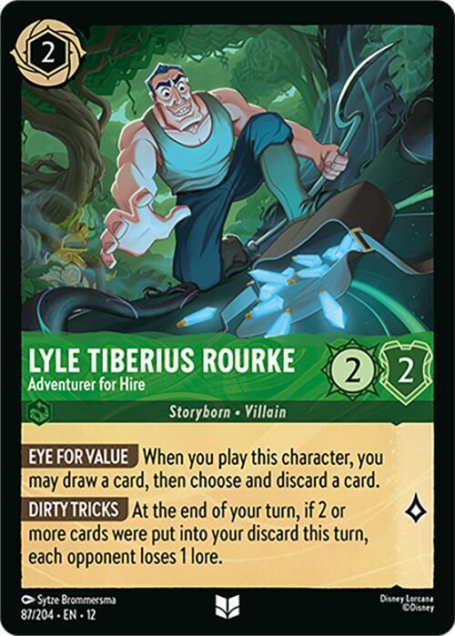 Lyle Tiberius Rourke - Adventurer for Hire - Disney Lorcana