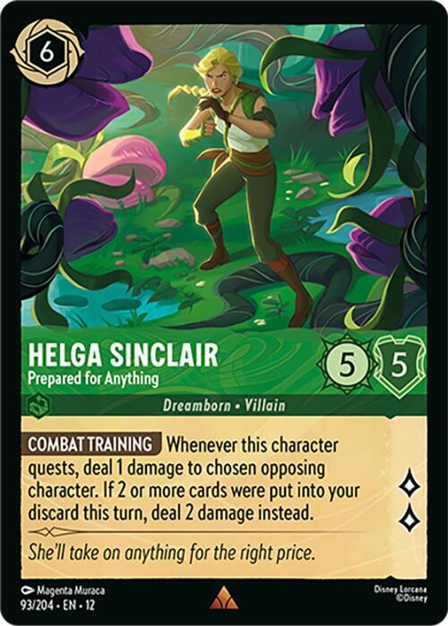 Helga Sinclair - Prepared for Anything - Disney Lorcana