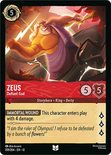 Zeus - Defiant God - Disney Lorcana