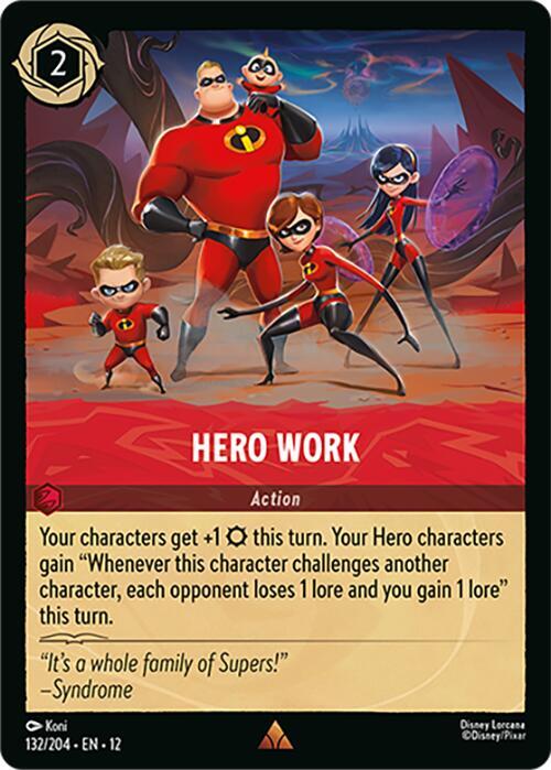 Hero Work - Disney Lorcana