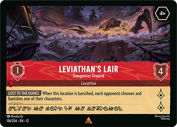 Leviathan's Lair - Dangerous Ground - Disney Lorcana