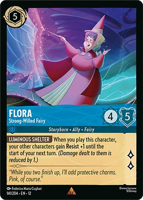 Flora - Strong-Willed Fairy - Disney Lorcana