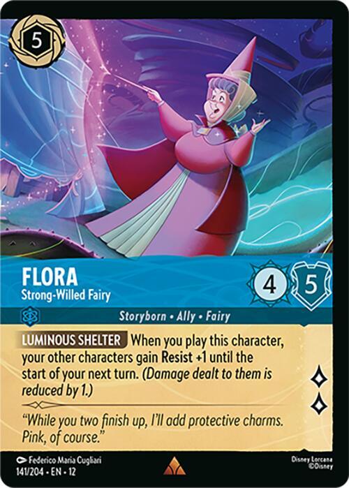 Flora - Strong-Willed Fairy (Foil) - Disney Lorcana