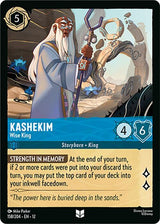 Kashekim - Wise King - Disney Lorcana