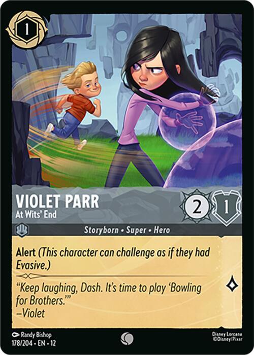 Violet Parr - At Wits' End - Disney Lorcana