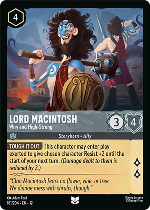 Lord Macintosh - Wiry and High-Strung - Disney Lorcana