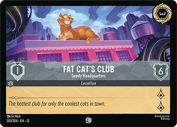 Fat Cat's Club - Seedy Headquarters - Disney Lorcana