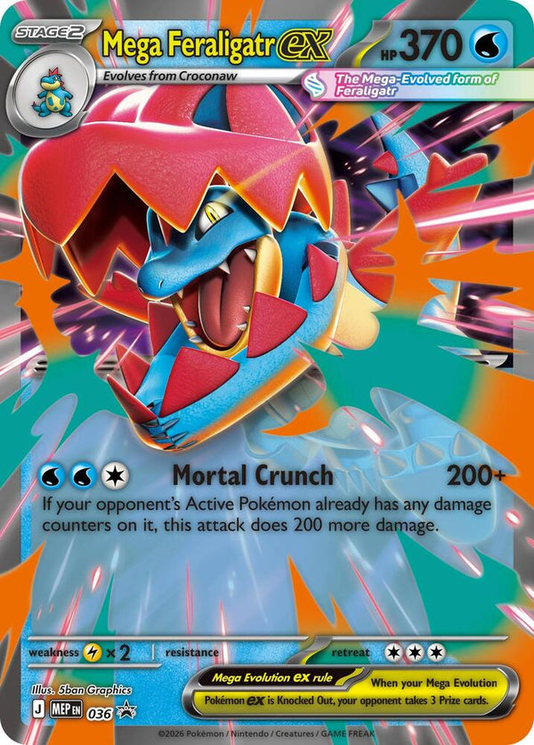 Mega Feraligatr ex - 036 - Pokémon