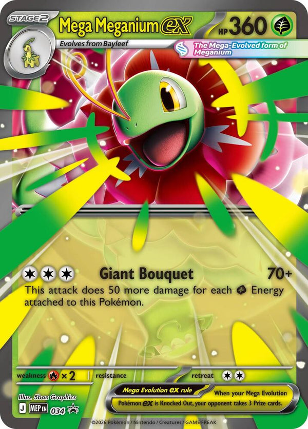 Mega Meganium ex - 034 - Pokémon