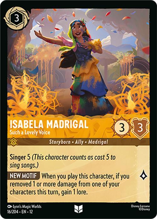 Isabela Madrigal - Such a Lovely Voice - Disney Lorcana