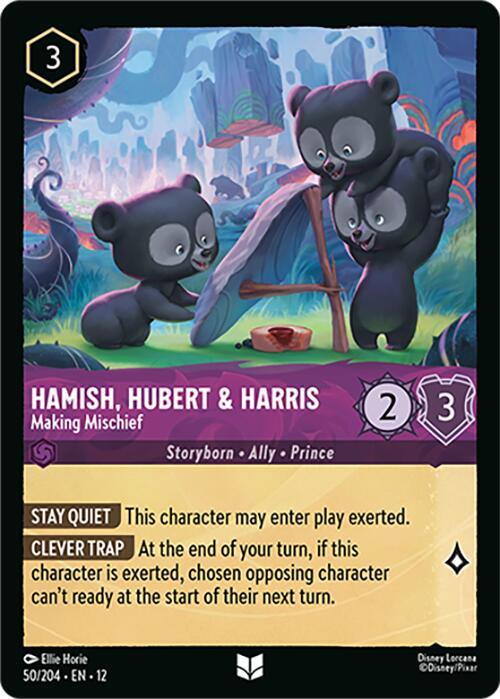 Hamish, Hubert & Harris - Making Mischief - Disney Lorcana
