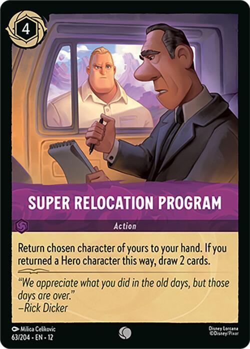 Super Relocation Program - Disney Lorcana