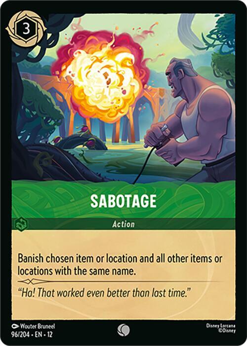 Sabotage - Disney Lorcana