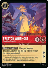 Preston Whitmore - Expedition Financier - Disney Lorcana