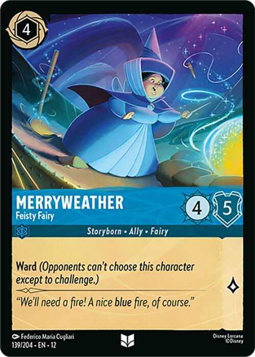 Merryweather - Feisty Fairy - Disney Lorcana