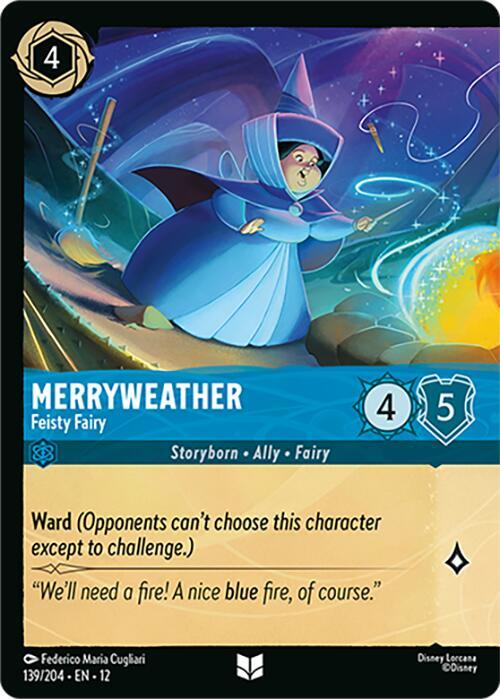 Merryweather - Feisty Fairy (Foil) - Disney Lorcana