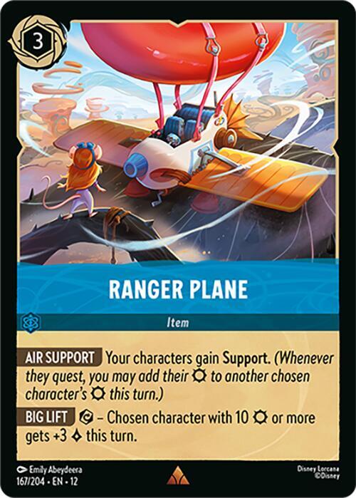 Ranger Plane - Disney Lorcana