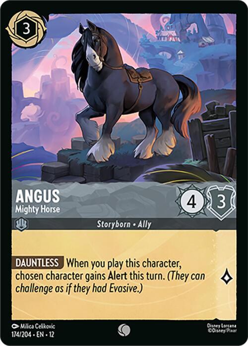 Angus - Mighty Horse - Disney Lorcana