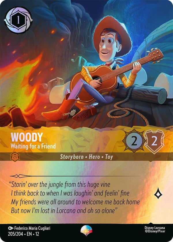 Woody - Waiting for a Friend (Epic) - Disney Lorcana
