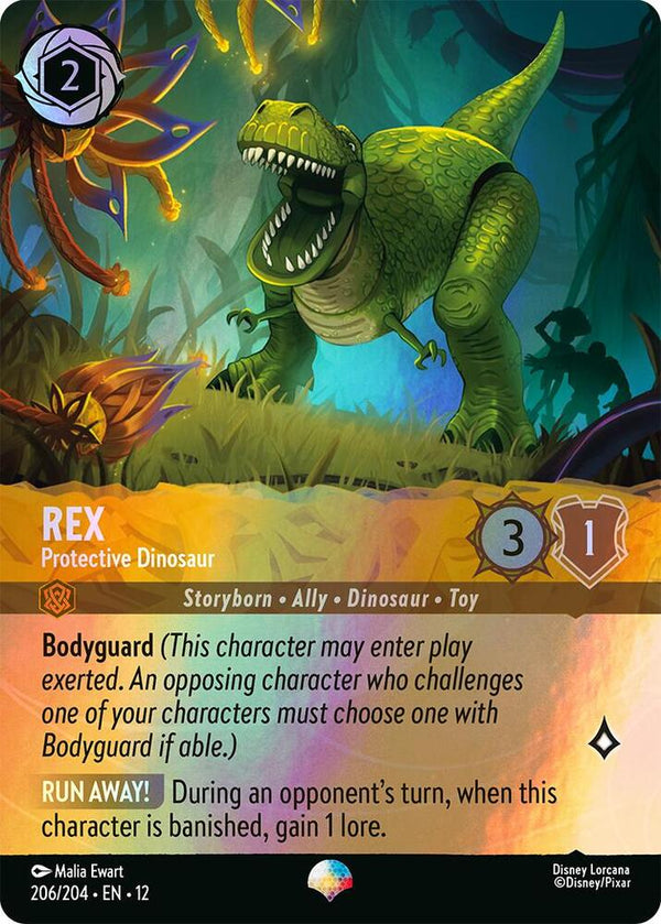 Rex - Protective Dinosaur (Epic) - Disney Lorcana