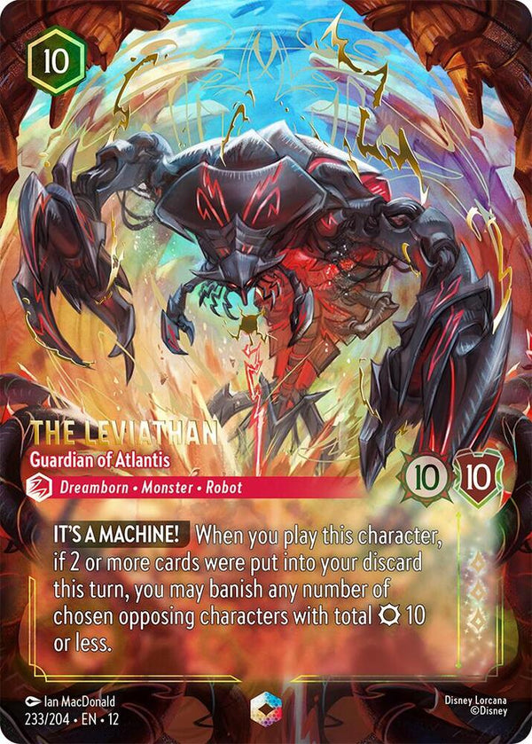 The Leviathan - Guardian of Atlantis (Enchanted) - Disney Lorcana