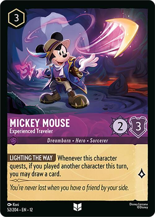 Mickey Mouse - Experienced Traveler - Disney Lorcana