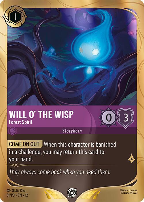 Will o' the Wisp - Forest Spirit - Disney Lorcana