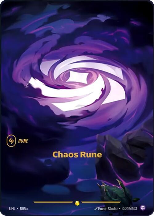 Chaos Rune (R05a) (UNL R05a) - Riftbound: League of Legends TCG