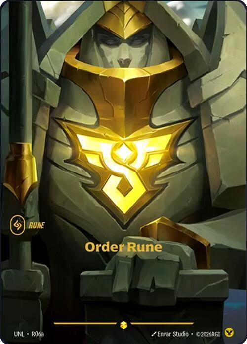 Order Rune (R06a) - Riftbound: League of Legends TCG