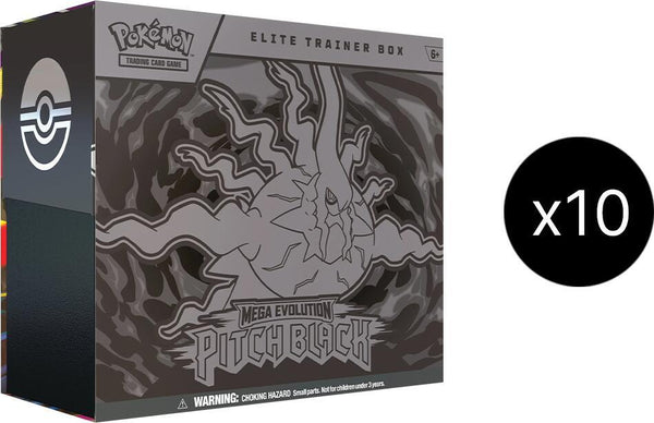 Pitch Black Elite Trainer Box Case - Pokémon