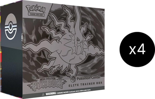 Pitch Black Pokemon Center Elite Trainer Box Case (Exclusive) - Pokémon