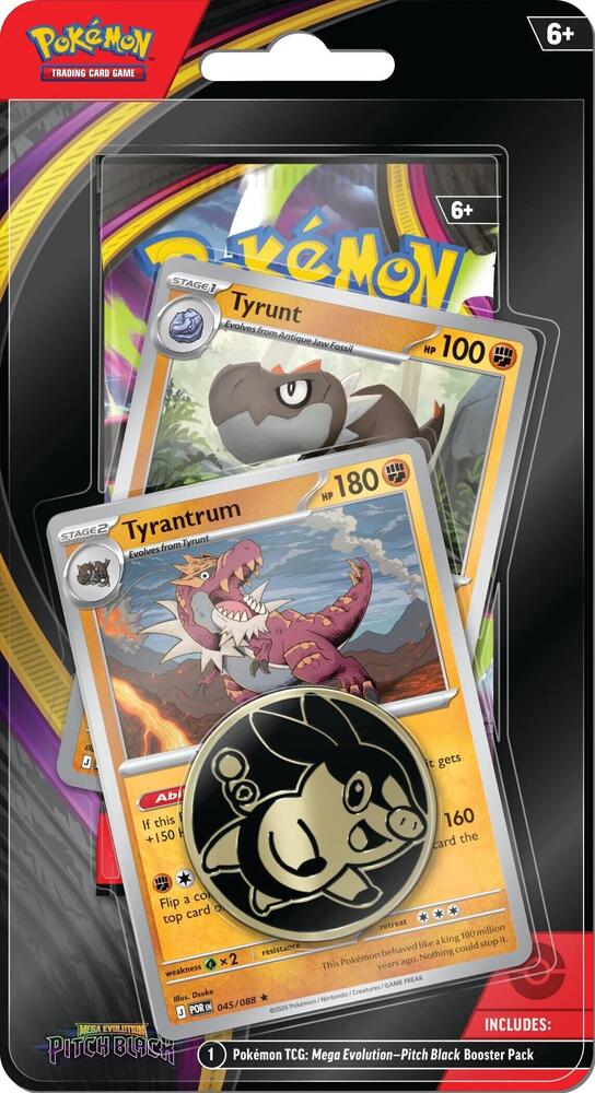 Pitch Black Premium Checklane Blister [Tyrunt, Tyrantrum] (Target Exclusive) - Pokémon