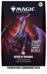 Foundations Commander Deck - Reign of Dragons - Magic: The Gathering