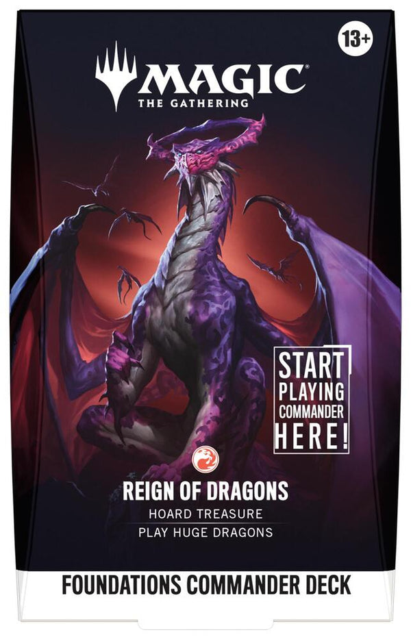 Foundations Commander Deck - Reign of Dragons - Magic: The Gathering